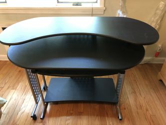 3 tier metal computer desk