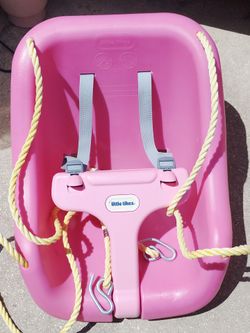 Little Tikes Snug 'n Secure Swing - Pink (Toddler Outdoor Play)