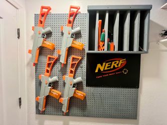 NERF custom wall organizer