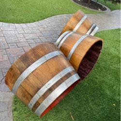 Wine Barrel Planter