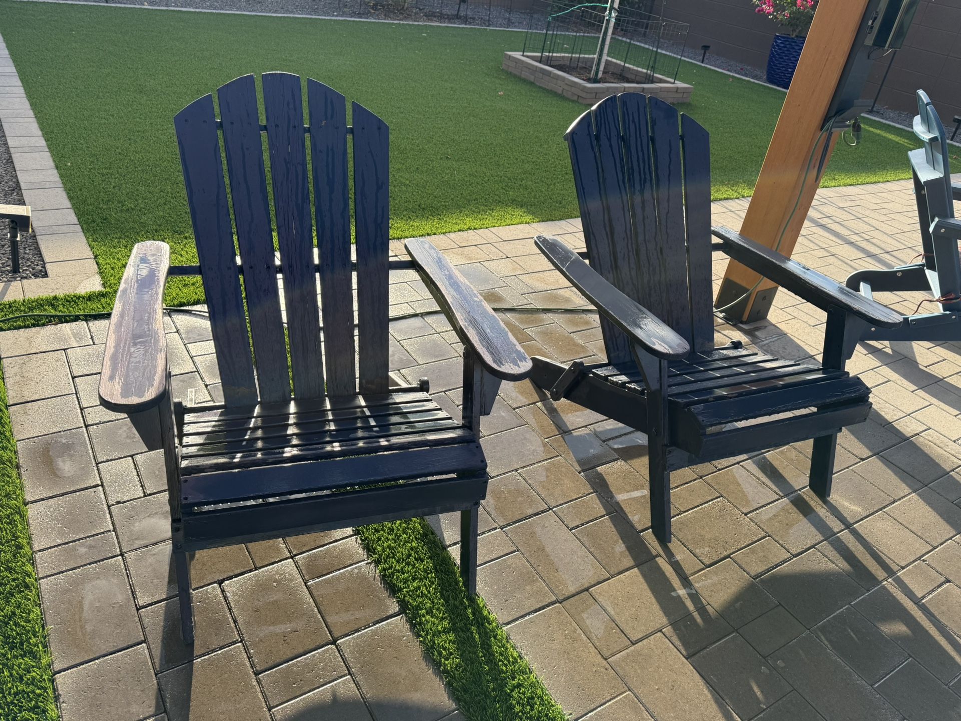 2 Adirondack Chairs