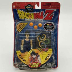 Dragon Ball Z Super Saiyan Majin Vegeta Babidi Saga Irwin Toy Black Hair