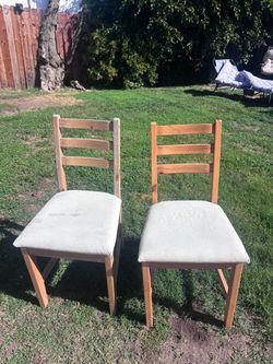 Two dining chairs