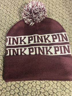 New PINK beanie - Maroon color