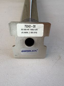Garelick stainless steel side mount table leg 15 degree angle