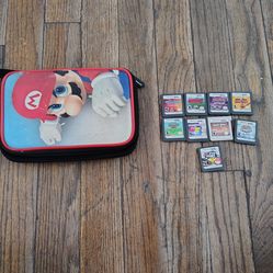 Nintendo ds games with case