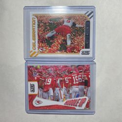 Kansas City Chiefs Football Card Lot (2 Cards)