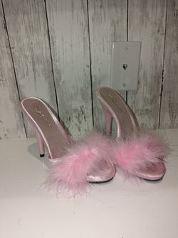 Pink Heels And Robe