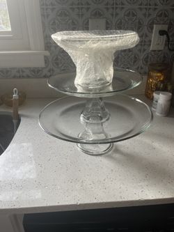 3 Tiered Glass Cake Stands