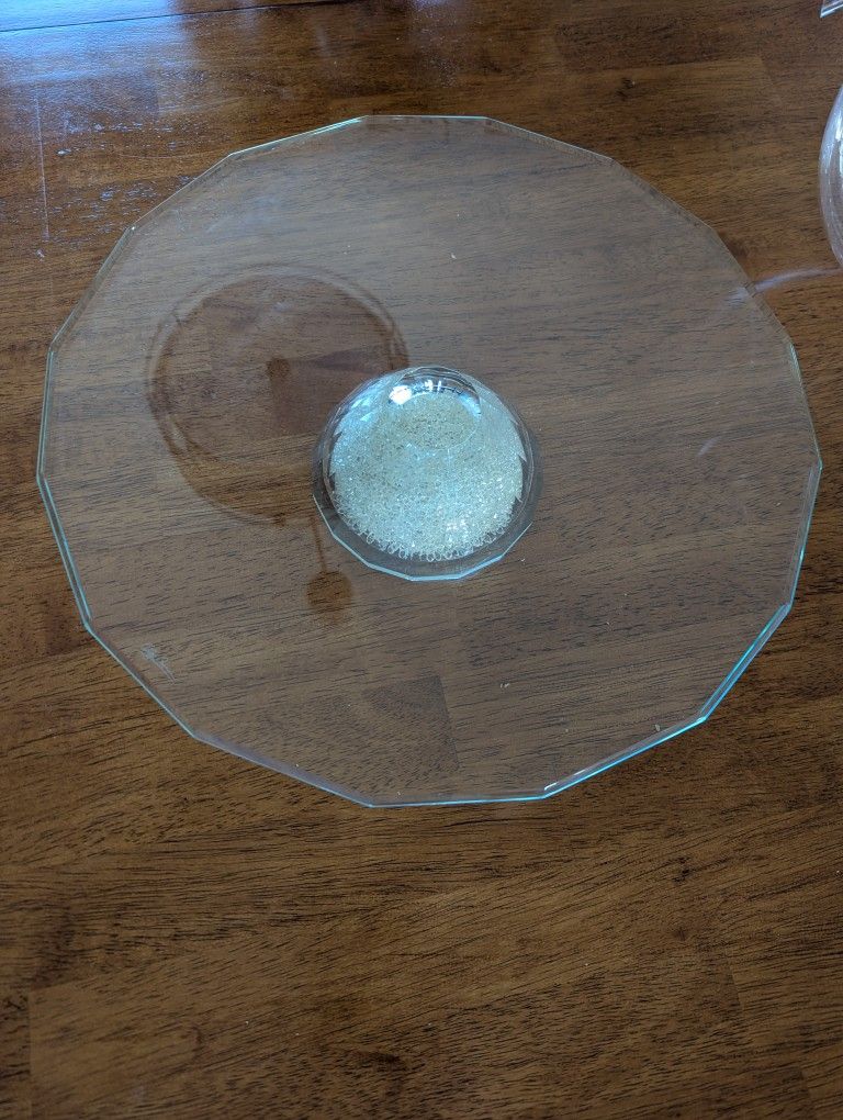 Glass Cake Plate