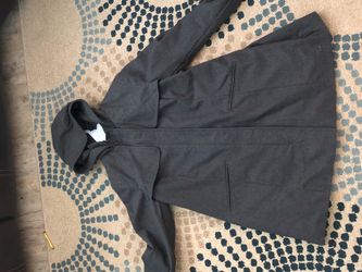 Men’s coat with hoodie