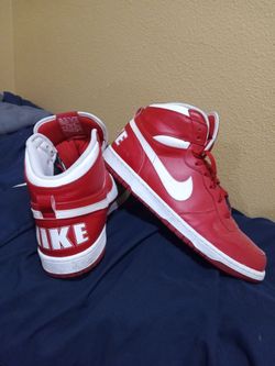 Red Nike high tops