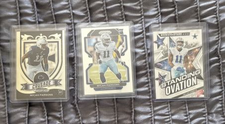 3 Micah Parsons Rookie Football Cards