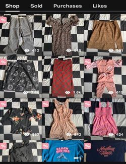Crate of clothes