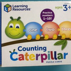 Puzzle Number Counting Caterpillar