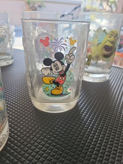 Disney Glass Cups $15