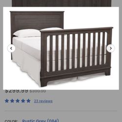 Crib / Crib Mattress / Conversion Kit / 