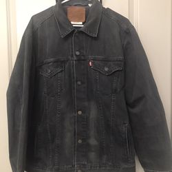 Levi's Strauss Black Denim Vintage Fit WPL-423 CA00342 Jacket Men's Size XXL