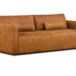 Poly & Bark Italian Leather Dema Sofa 