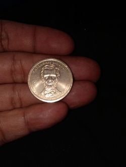 Rare coin with ab lincoln
