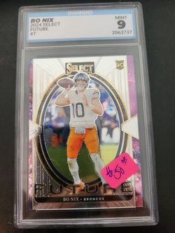 2024 SELECT FUTRUE Bo Nix #7 Mint  9