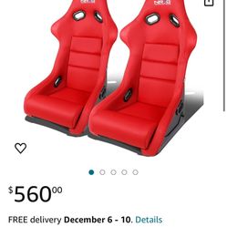 Two NRG Bucket Seats 