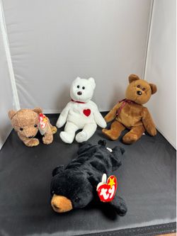 Ty Beanie Babies – Bears Bundle (4)