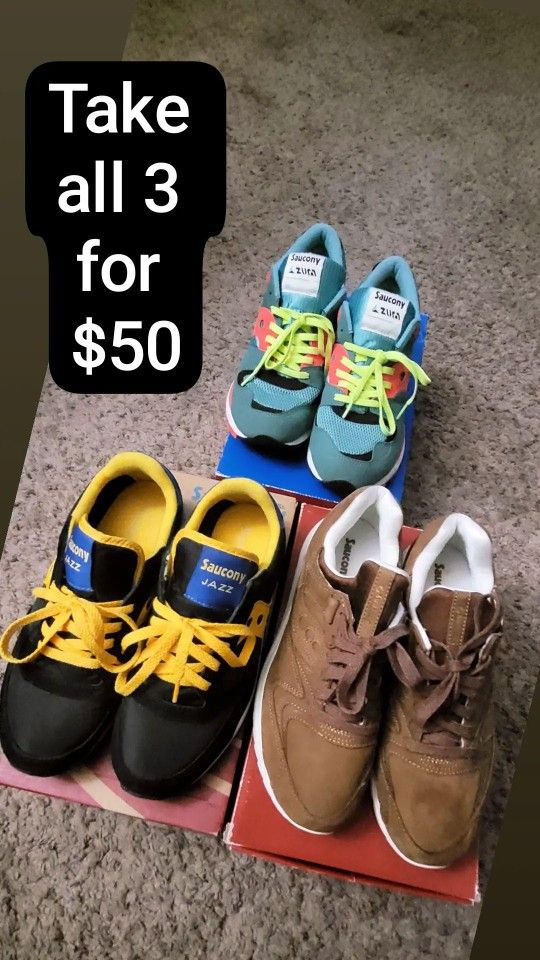 Saucony Bundle (size 9-9.5)