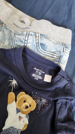Ralph Lauren shirt and pants 6m