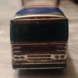 BUDDY L JAPAN GREYHOUND AMERICRUISER METAL TOY BUS (7" LONG")