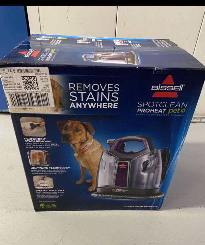 New bissell spotclean proheat pets