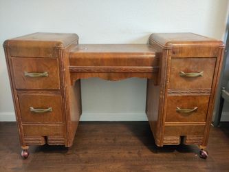 wooden vanity