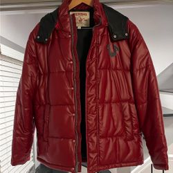 True Religion  Hoodie Coat  Dark Red  L/G