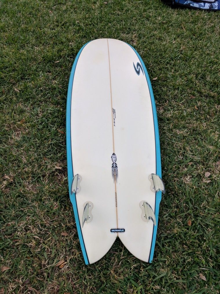 6'8" Surftech Quad Fish Ultra-flex Randy French Surfboard