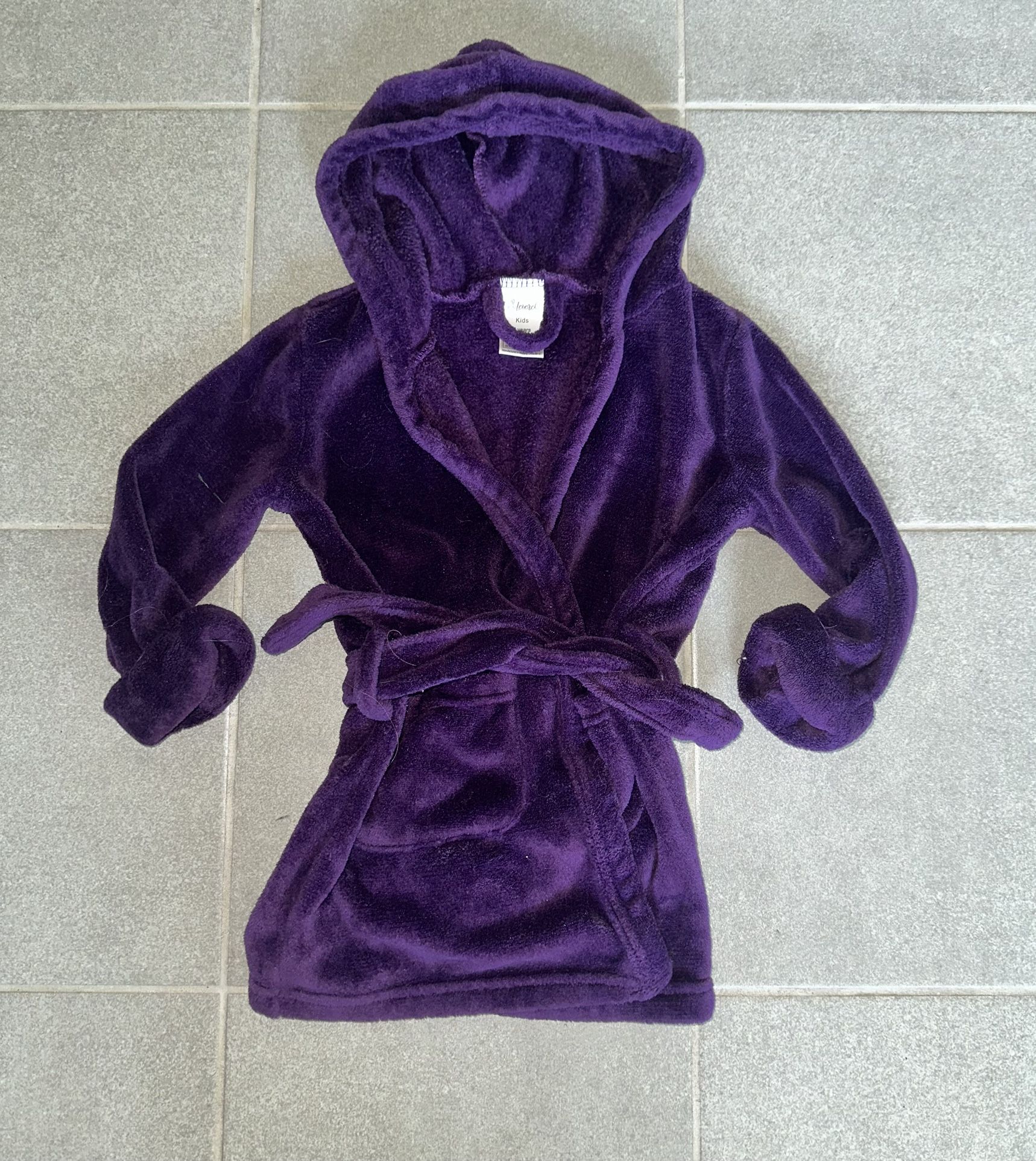 3T Leveret Plush Fleece Classic Hooded Robe