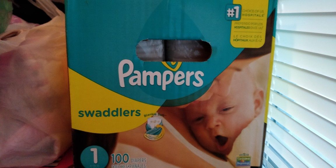 Pampers Diapers and wipes
