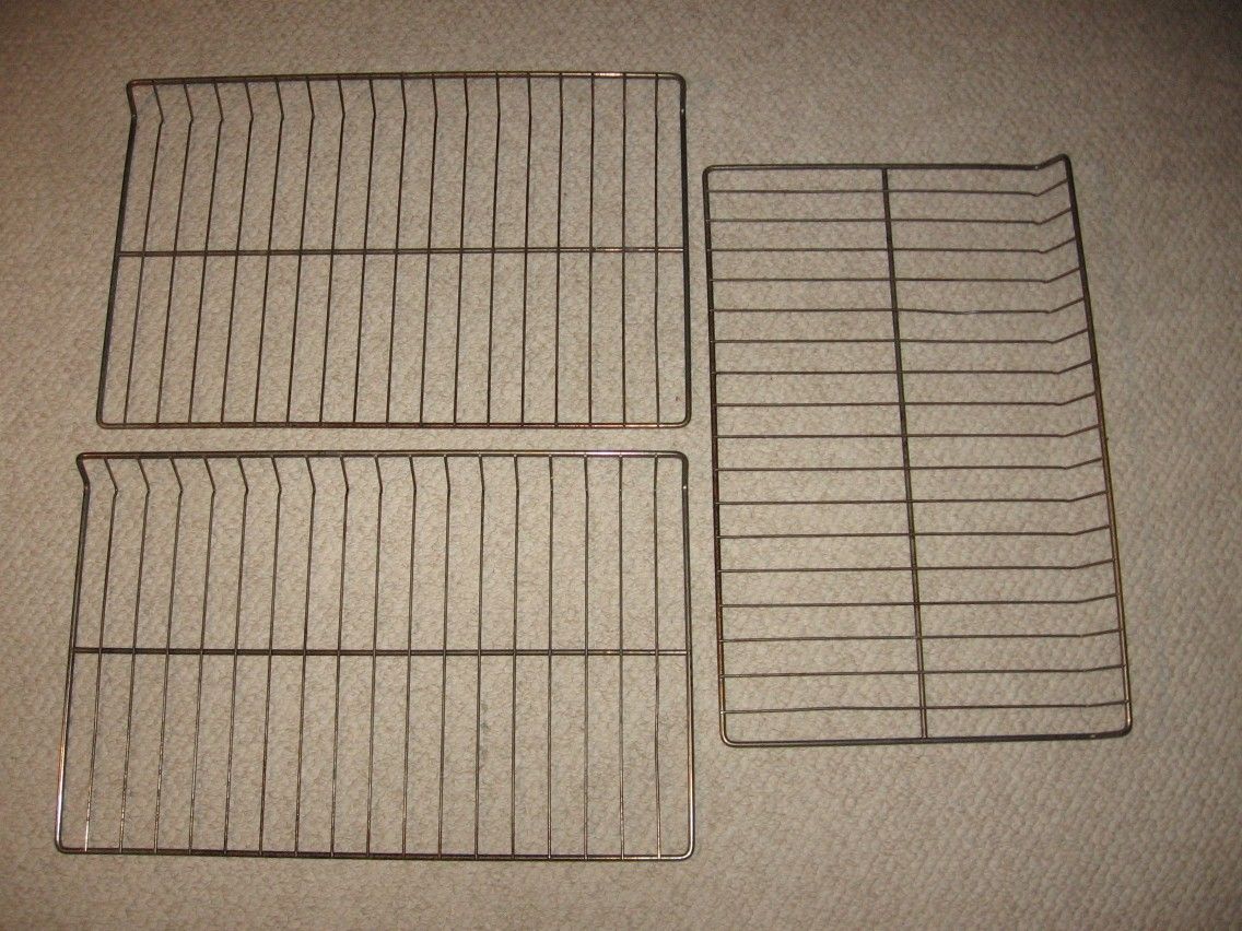 KitchenAid / Whirlpool Range Oven Racks Set of 3 - 24 3/4" x 15 7/8" WPW10179152