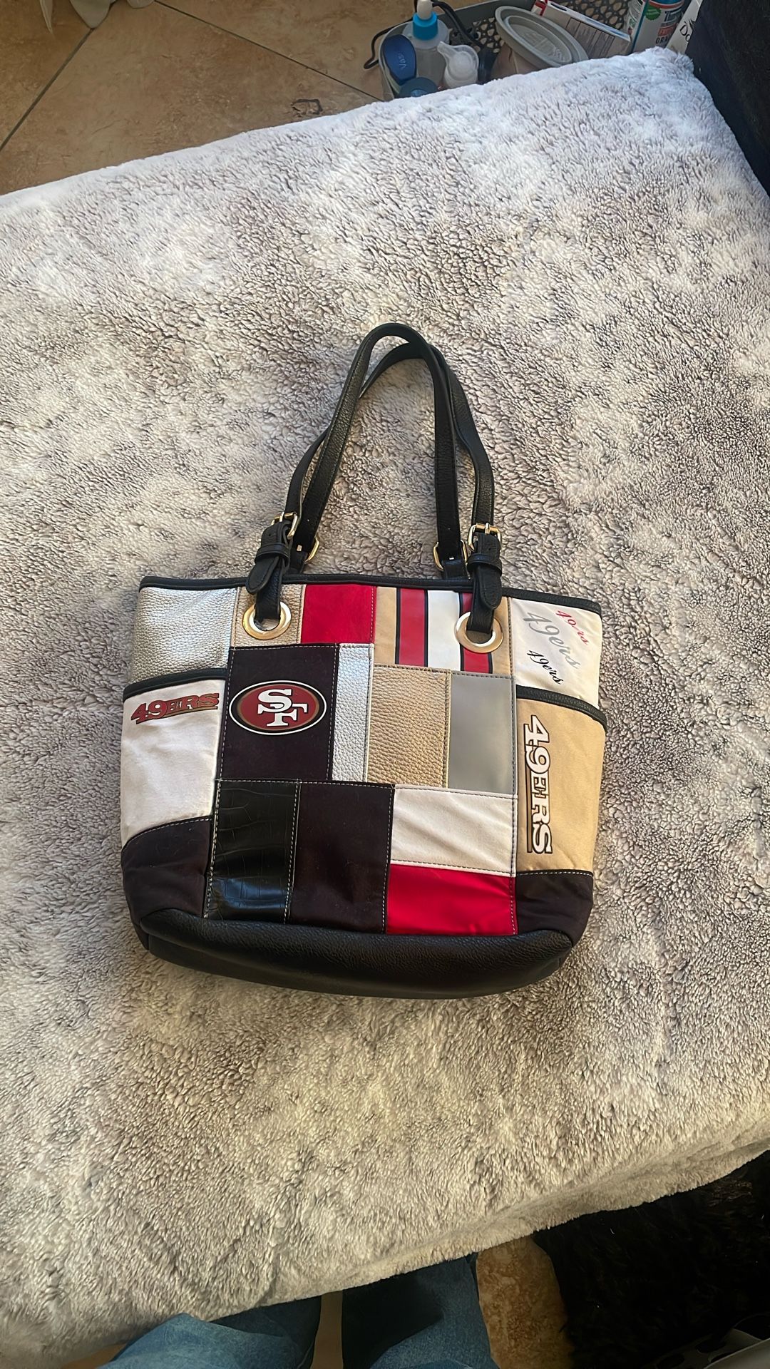 San Fransisco 49ers Patchwork Tote Bag