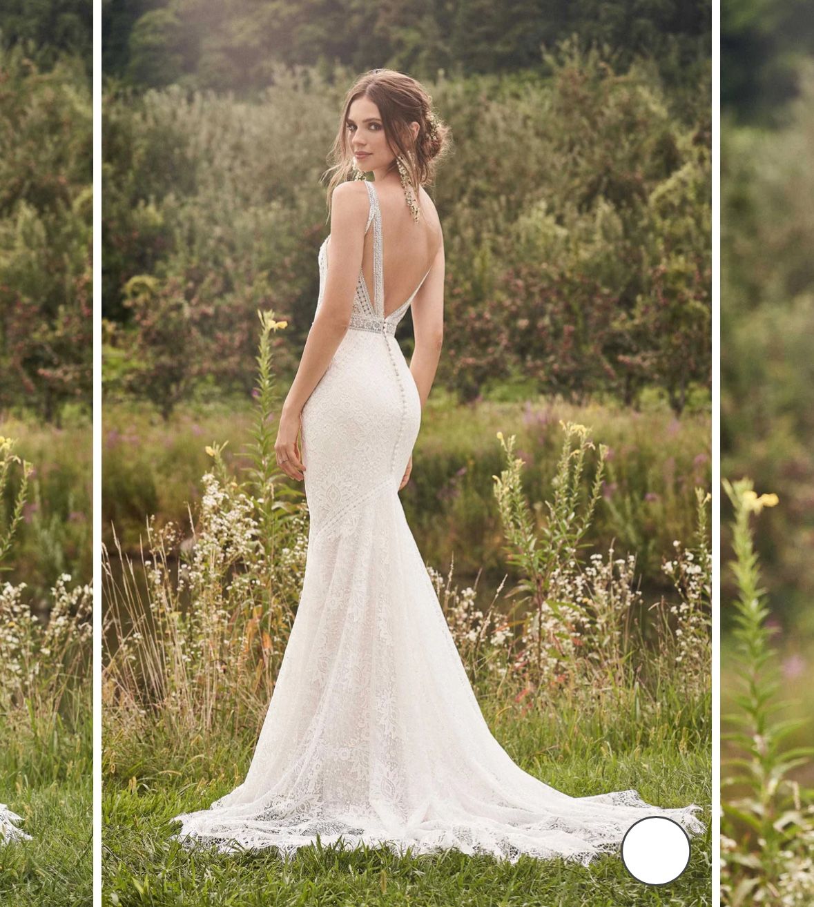 Lillian West (Justin Alexander) Boho Wedding Dress 