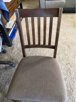 Folding dining chairs used $10 each