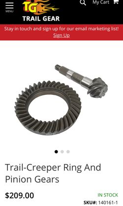 Gears, 4.88 gears, trail gear