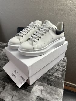 alexander mcqueens white and black size 46