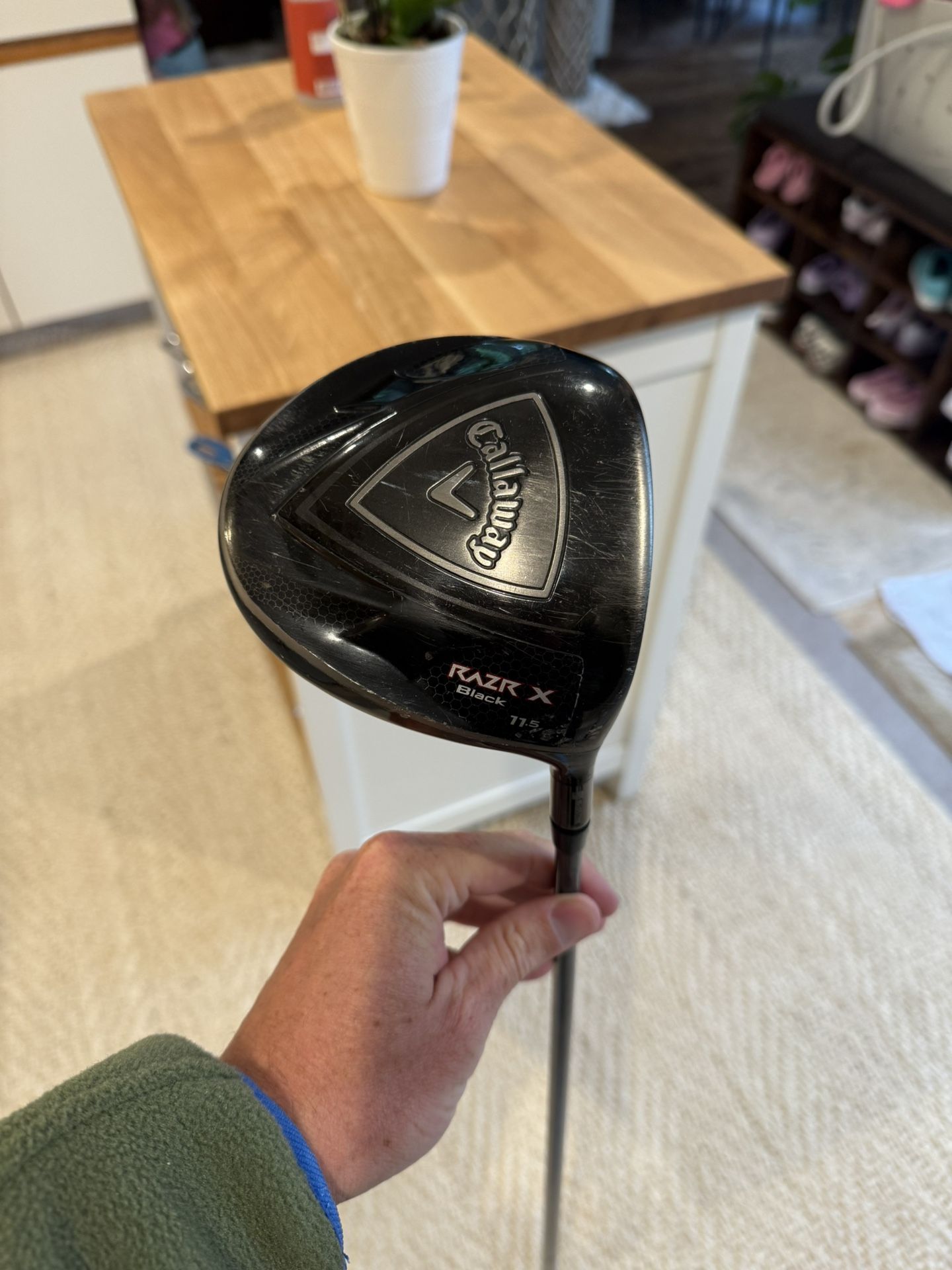Ladies Callaway Razr X Black Driver 11.5 Degree Loft Fujikura 50 W-Flex Shaft