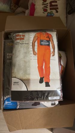 Prisoner Halloween Costume Adult SM/MD
