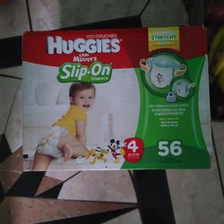 Brand New Huggies Slip On Diapers Size 4