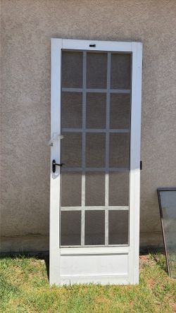 White Screen Door