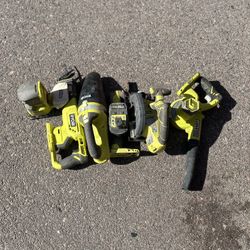 Ryobi 6 Tool Set With Battery