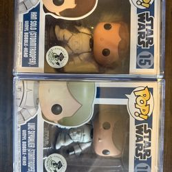 Funko Han and Luke