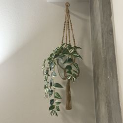 Artificial Plant With Ceiling Hanging Stand 