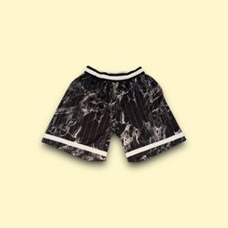 Nike Dri-FIT Elite Basketball Shorts Size Large Marble Print BV9229-010